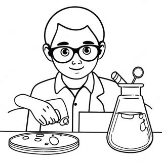 Middle School Science Experiment Coloring Page 4912-4098