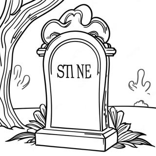 Tombstone Coloring Page 49172-39391