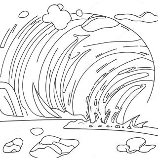 Natural Disasters Coloring Pages