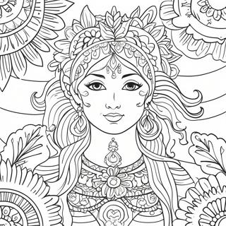 Calm Breathing Techniques Coloring Page 49203-39414