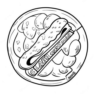 Little Caesars Logo Coloring Page 49212-39422