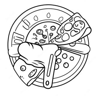 Little Caesars Logo Coloring Page 49212-39423