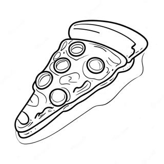 Little Caesars Pizza Slice Coloring Page 49213-39419