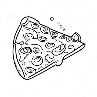 Little Caesars Pizza Slice Coloring Page 49213-39420