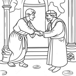 Unforgiving Servant Coloring Page 49222-39427