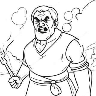 Angry Unforgiving Servant Coloring Page 49223-39431