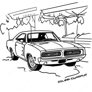 1970 Dodge Charger Coloring Pages