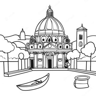 Italy For Adults Coloring Pages