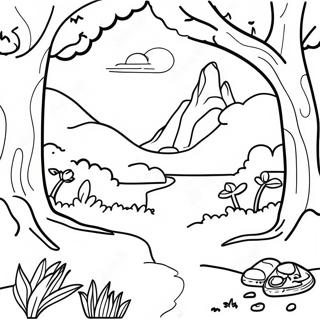 Ecclesiastes Nature Scene Coloring Page 49283-39475