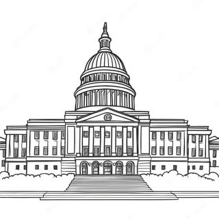 Colorful Government Building Coloring Page 49303-39508