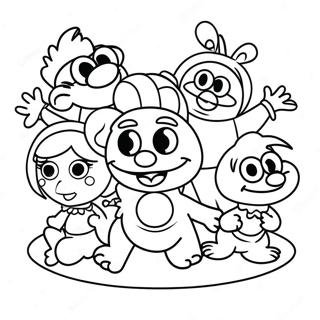 Muppet Babies Coloring Pages