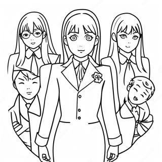 Kakegurui Characters Coloring Page 49323-39510