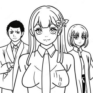 Kakegurui Characters Coloring Page 49323-39512