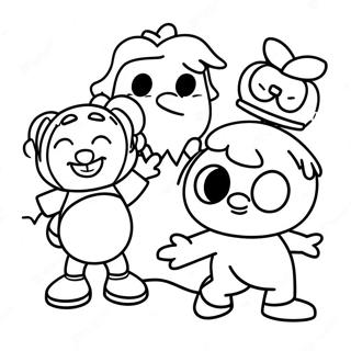 Adventurous Muppet Babies Coloring Page 4932-4119