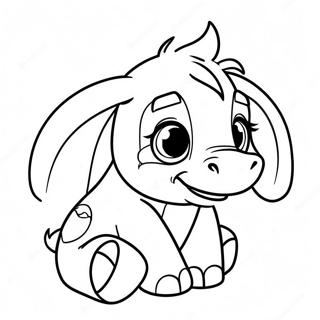 Baby Eeyore Coloring Pages