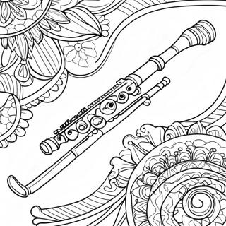 Flute Coloring Page 49352-39532