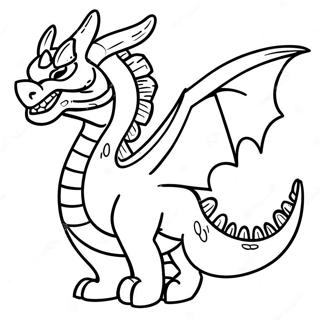 Dragon Elemental Ninjago Coloring Pages