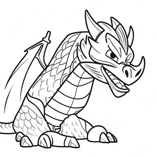 Fire Dragon Ninjago Coloring Page 49383-39557