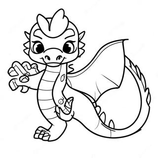 Fire Dragon Ninjago Coloring Page 49383-39560