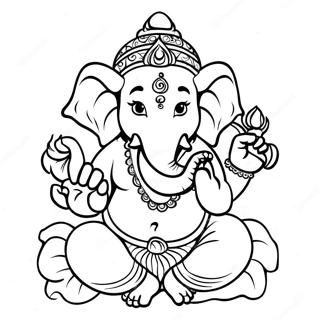 Ganesha Coloring Pages