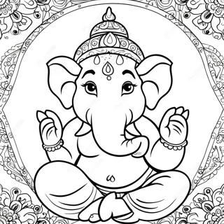 Ganesha Coloring Page 49402-39567