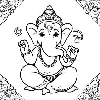 Ganesha Coloring Page 49402-39568