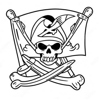 Pirate Flags Coloring Pages