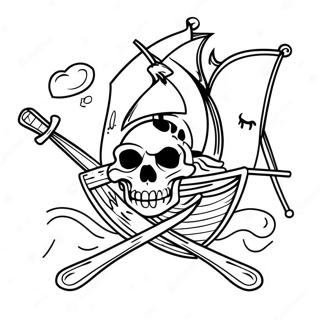 Pirate Flags Coloring Page 49412-39576