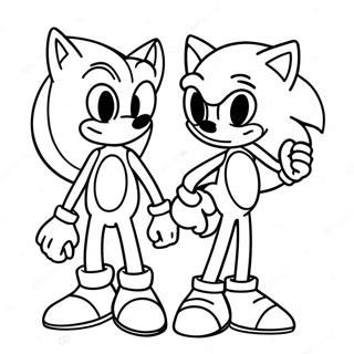 Sonic Friends Coloring Page 49462-39619