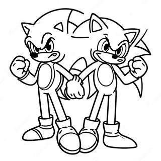 Sonic Friends Coloring Page 49462-39620