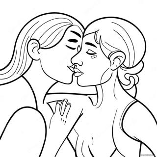 Playful Kinky Couples Coloring Page 49483-39633