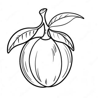 Mango Fruit Coloring Page 49522-39666