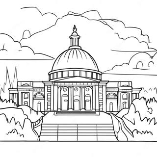 Washington State Iconic Landmarks Coloring Page 49543-39682