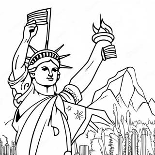 Washington State Iconic Landmarks Coloring Page 49543-39683