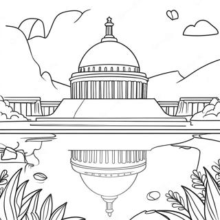 Washington State Iconic Landmarks Coloring Page 49543-39684