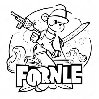 Fortnite Chapter 2 Season 2 Logo Coloring Page 49552-39687