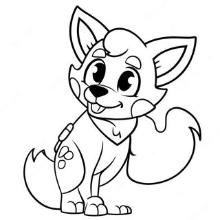 Funtime Foxy Coloring Page 49572-39702