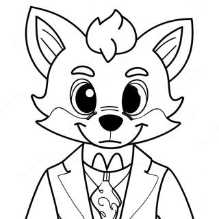 Funtime Foxy Coloring Page 49572-39703