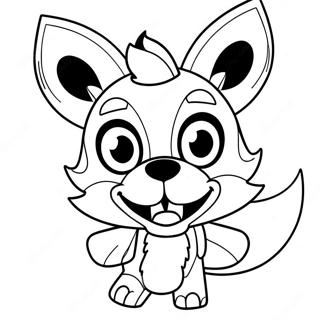 Funtime Foxy Coloring Page 49572-39704