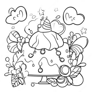 Beginning Of The Year Celebration Coloring Page 49582-39708