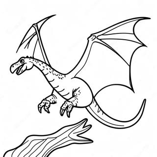 Flying Rodan Coloring Page 49593-39722