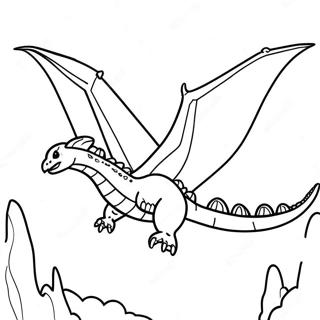 Flying Rodan Coloring Page 49593-39724