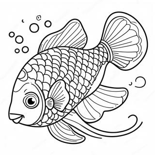 Slippery Fish Coloring Pages