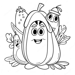 Veggietales Coloring Pages