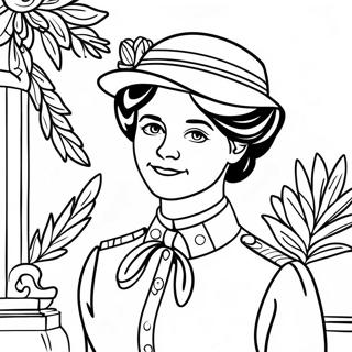 Juliette Gordon Low Portrait Coloring Page 49632-39746