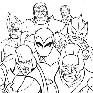 Marvel Villains Coloring Pages