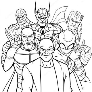 Marvel Villains Coloring Page 49642-39760