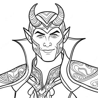 Sinister Loki Coloring Page 49643-39761