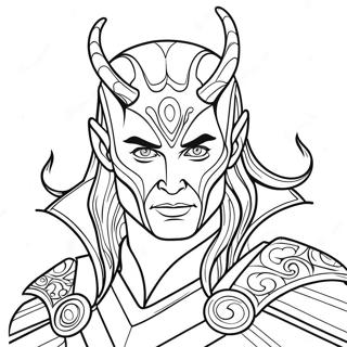 Sinister Loki Coloring Page 49643-39762