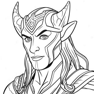 Sinister Loki Coloring Page 49643-39763